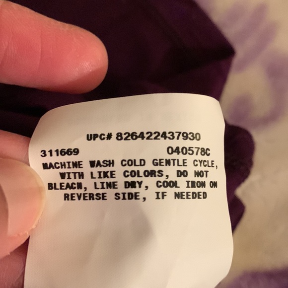 AGB Purple Layered Blouse - Picture 11 of 12